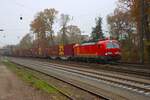 BEACON Rail Siemens Vectron 6193 042 mit Containerzug in Kahl am Main am 08.11.25