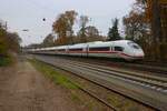 DB Fernverkehr ICE3 Velaro D 407 xxx-x am 08.11.25 in Kahl am Main