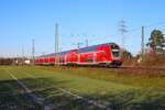 DB Regio Bayern Bombardier Twindexx 445 063 am 11.01.26 in Dettingen am Main