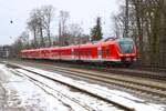 DB Regio 440 824-1 und 440 xxx in Kahl am Main (Bayern) am 05.02.26