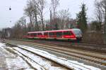 DB Westfrankenbahn 642 694-3 + 642 xxx in Kahl am Main (Bayern) am 05.02.26