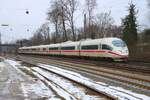 DB Fernverkehr ICE3 403 xxx und 403 xxx in Kahl am Main (Bayern) am 05.02.26