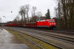DB Cargo Siemens 152 074-7 mit Mischer am 12.02.26 in Kahl am Main