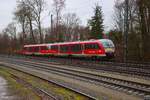 DB Westfrankenbahn 642 694 + 642 xxx am 12.02.26 in Kahl am Main