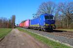 BEACON Siemens Vectron X4 E-878 (193 878-6) mit Containerzug in Maintal Ost am 02.03.26