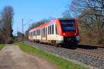 VIAS/Odenwaldbahn Alstom Lint54 VT202 (622 274-8) am 02.03.26 in Maintal Ost
