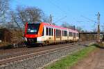 VIAS/Odenwaldbahn Alstom Lint54 VT202 (622 775-4) am 02.03.26 in Maintal Ost