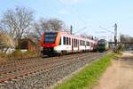 VIAS/Odenwaldbahn Alstom Lint54 VT201 (622 273-0) am 02.03.26 in Maintal Ost