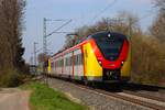 HLB Alstom Coradia Continental 1440 155-x+ 1440 xxx-x (ET 155+ET xxx) am 19.03.26 in Maintal Ost