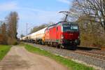 ÖBB Siemens Vectron 1293 196-2 mit Mischer in Maintal Ost