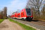 DB Regio Bombardier Twindexx 445 060 am 19.03.26 in Maintal Ost
