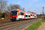 VIAS/Odenwaldbahn Bombardier Itino VT17+VT1xx (615 117-1+615 xxx-x) am 07.03.26 in Maintal Ost