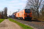 BBL Logistik Stadler Eurodual 2159 262-5 mit Schotterwagen am 19.03.26 in Maintal Ost 