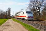 DB Fernverkehr ICE1 (401 583-0 ) am 19.03.26 in Maintal Ost