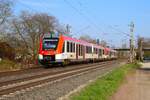 VIAS/Odenwaldbahn Alstom Lint54 VT221+VT 2xx (622 221-x+ 622 xxx-x) am 02.03.26 in Maintal Ost 