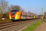 HLB Alstom Coradia Continental 1440 351 und 1440 xxx (ET 351+ETxxx) am 19.03.26 in Maintal Ost