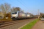 HGB Bombardier Traxx 187 502-0 und 187 xxx-x (kalt) und Stahlcoilwagen in Maintal Ost am 19.03.26