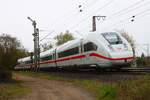 DB Fernverkehr ICE4 9487 (412 xxx) am 28.03.26 in Hanau Großauheim