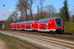 DB Regio Bombardier Twindexx 445 061 am 02.04.26 in Kahl am Main
