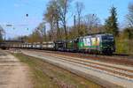 ELL/LTE Logistik Siemens Vectron 6193 261-5 mit leeren Autotransportzug in Kahl am Main am 02.04.26