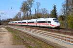 DB Fernverkehr Siemens ICE3 Velaro Neo (408 xxx) am 02.04.26 in Kahl am Main 