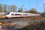DB Fernverkehr Siemens ICE3 Velaro D (407 xxx) am 02.04.26 in Kahl am Main