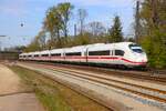 DB Fernverkehr ICE 3 Velaro D (407 xxx) am 09.04.26 in Kahl am Main 
