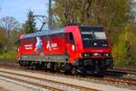 RailCargoGroup Railflex Bombardier Traxx 185 605-3 als Tfz in Kahl am Main am 09.04.26
