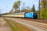 TimRail Cargo Siemens Smartron 192 997-5 mit ARS Altmann Autozug in Kahl am Main am 09.04.26