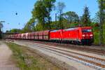 DB Cargo Bombardier Traxx 185 223-6 und 185 xxx-x am 24.05.26 in Kahl am Main