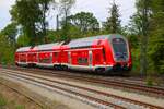 DB Regio Bayern Bombardier Twindexx 445 059 am 03.05.26 in Kahl am Main