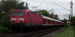 143 313-5 mit RB 55 bei Maintal Ost am 27.05.13