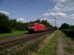 185 064-3 mit Tonerdezug am 12.07.13 bei Hanau West 