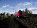 Dosto Steuerwagen als RE nach Würzburg am 17.01.14 bei Hanau West auf der KBS 640