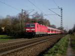 DB Regio Hessen 143 653-4 am 13.03.14 mit RB 55 bei Hanau West 