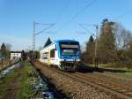 Rhenus Veniro Hunsrückbahn Regio Shuttle 650 351 am 05.01.15 bei Hanau West