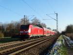 DB Regio Bayern 146 242-3 mit RE nach Frankfurt am Main Hbf am 05.01.15 bei Hanau West