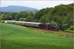 Bahnfest in Königstein. 52 4867 zieht den Zug von Schnaidhain Richtung Höchst. Mai 2018.