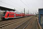 DB Regio Bombarider Twindexx 446 027 + 446 xxx und 446 xxx + 446 xxx in Langen (Hessen) am 17.02.18 