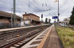 Blick auf den Bahnhof Heppenheim (Bergstr), am 27.3.2016.