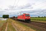 DB Cargo Bombardier Traxx 185 228-4 mit einen Mischer in Klein Gerau am 07.06.20