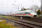 DB Fernverkehr ICE3 (403 xxx) in Darmstadt Kranichstein am 24.02.24 als Umleitung