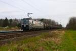 Railpool/Retrack VTG Siemens Vectron 193 825-7 mit Kesselwagen in Mainz Bischofsheim am 17.03.24