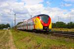 HLB Alstom Coradia Continental 1440 186 in Mainz Bischofsheim Netztrennstelle am 24.07.25