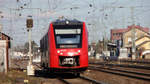 623 003 erreicht auf der Fahrt von Worms nach Biblis (RB 62) den Endbahnhof.