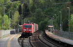 Auch dieses Foto von 185 246 entstand am 27. April 2018 in Neidenfels.