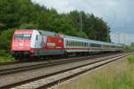 101 081-8 (Cewe Mein Fotobuch) ist als IC 2056 Heidelberg - Saarbrcken am 04.06.2012 in Kindsbach