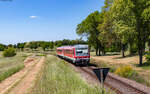 628 477 als RB 12869 (Kusel - Kaiserslautern Hbf) bei Miesenbach 19.5.25