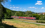 628 445 und 628 521  Archsum  als RB 12871 (Kusel - Kaiserslautern Hbf) bei Matzenbach 19.5.25