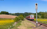 628 445 und 628 475 als RB 12879 (Kusel - Kaiserslautern Hbf) bei Rehweiler 19.5.25